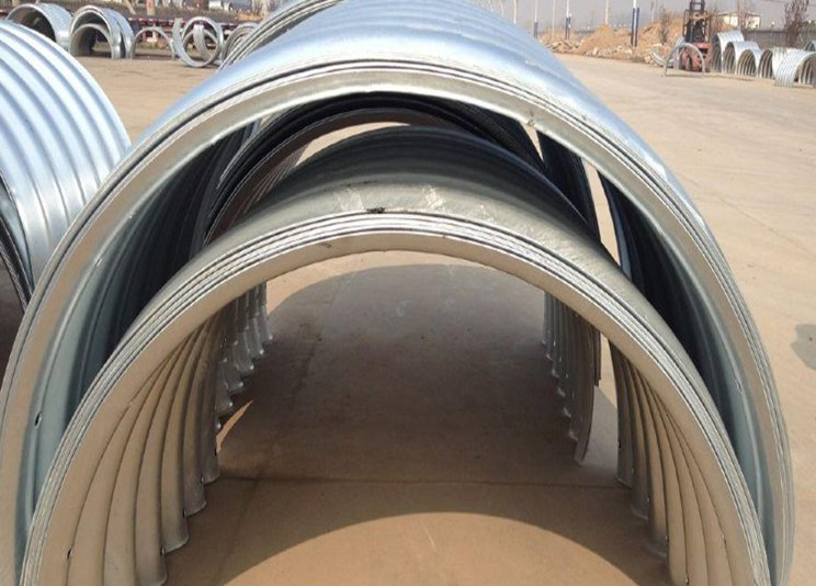 Oval Shape Corrugated Metal Culvert Pipe Corrugated Steel Culvert Pipe