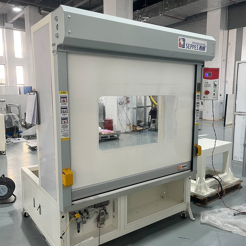 Car Wash High Speed Opening 2.0m/S PVC Plastic Roller Shutter Automatic Door