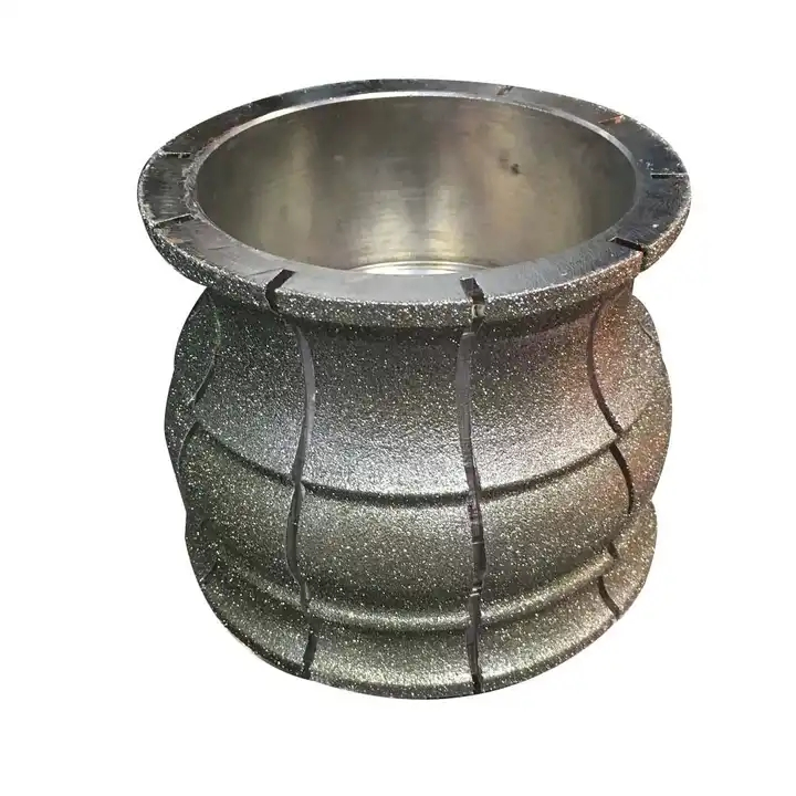 Electroplated Profile Diamond Cutting Edge Polishing Marble Edge Grinding Wheel Angle Abrasive