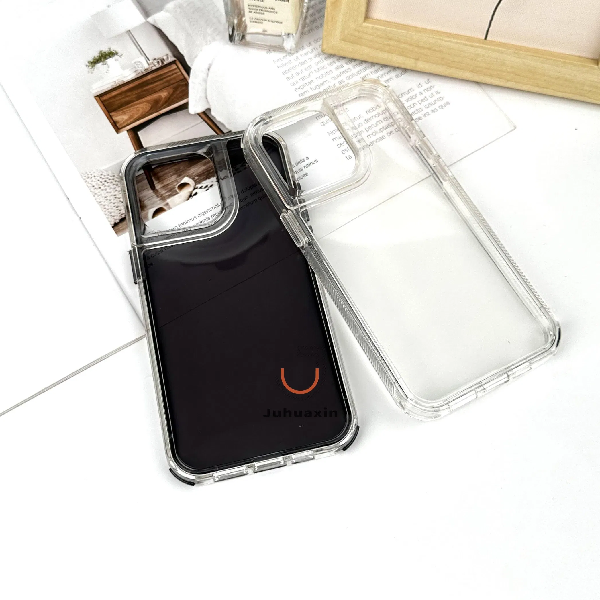 Прозрачный ударопрочный чехол для iPhone 11, 12, 15