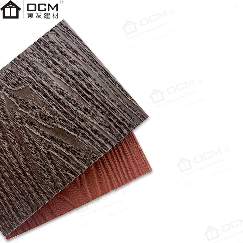 High Quality Decorative Wall Cladding Panel Eco Classic Wooden Pattern Plastic WPC Wall Panel