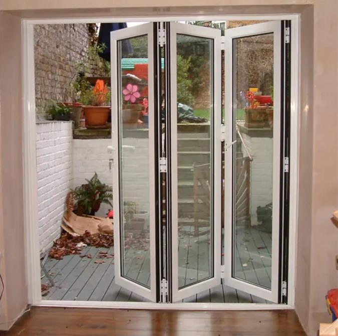Aluminium Folding Interior Safety Gate Patio Folding Doors Security Gate for Patio Bifold Doors