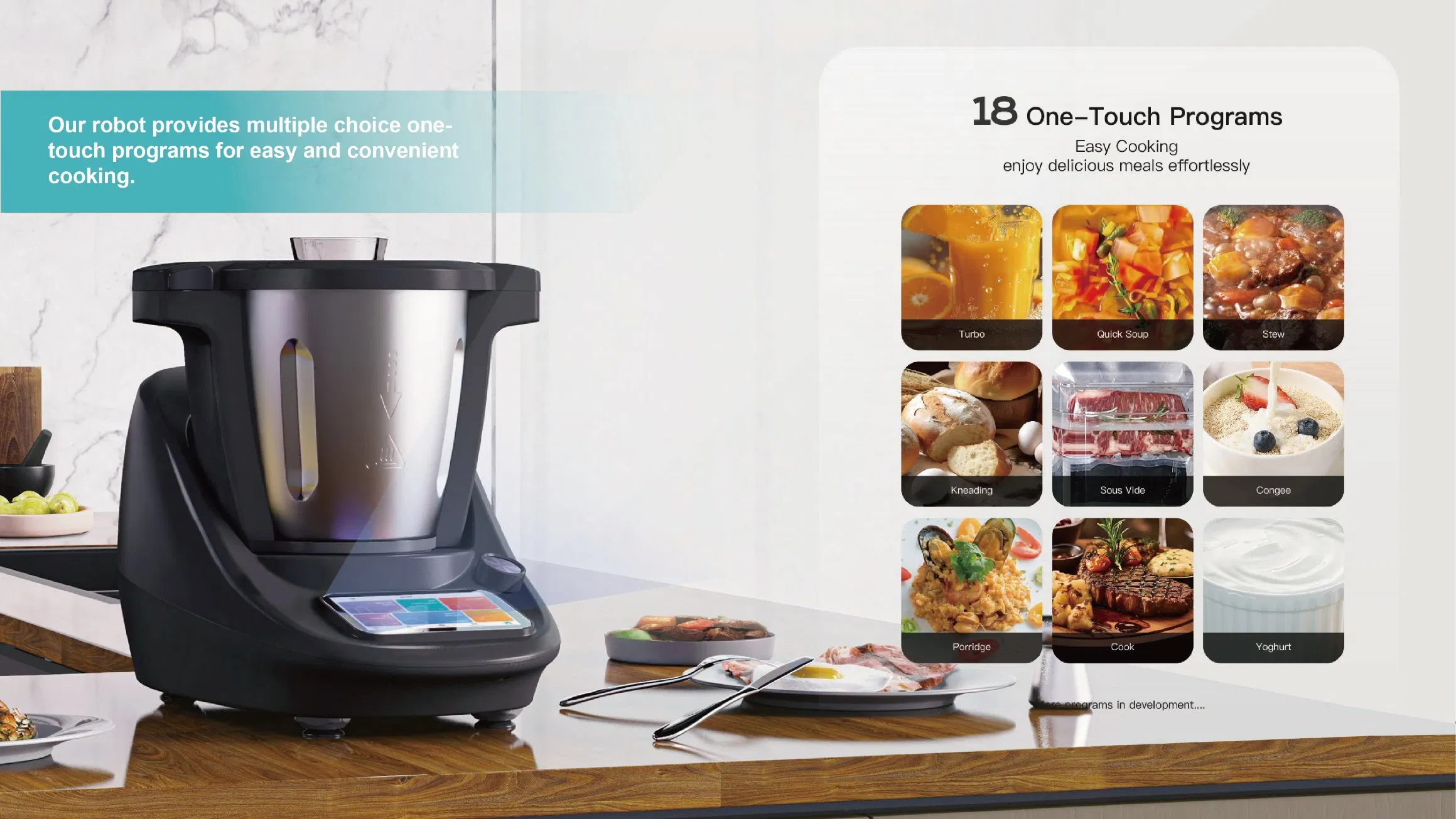 All-in-One Smart Cooking Robot WiFi APP Blender Cookpad Smart Cooking Assistant