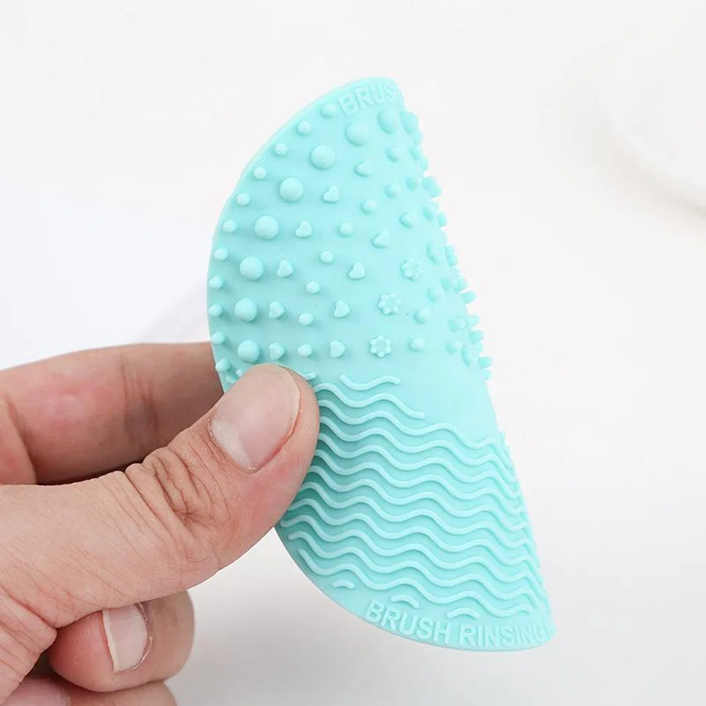 Scrubber Mat Portable Washing Tool Silicone Makeup Brush Cleaning Pad