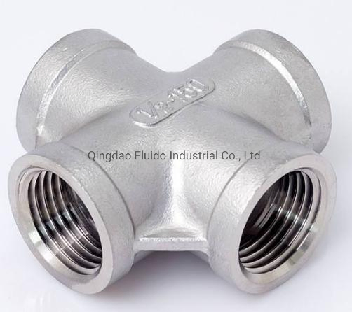 ASME B16.11 High Pressure 2000 3000 6000 9000 Forged Steel Pipe Fittings Cross Socket Welding Fittings and Threaded Fittings