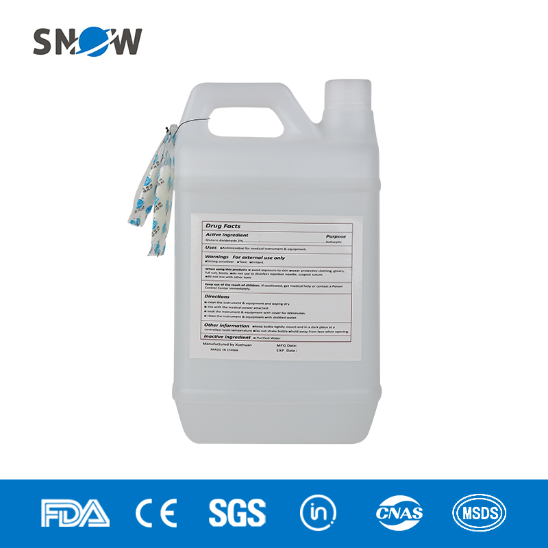 China Made 2% Glutaraldehyde Solution Disinfectant for Clinic Medical Device Disinfection