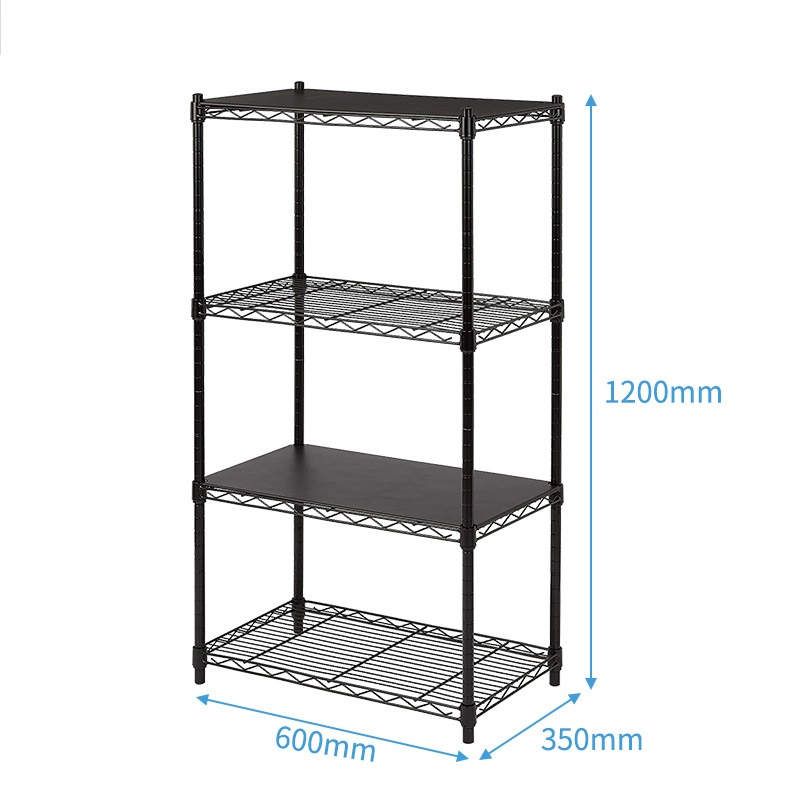 Metal Steel Chrome Shelving with Wheel Heavy Duty Chrome Storage Display Rack