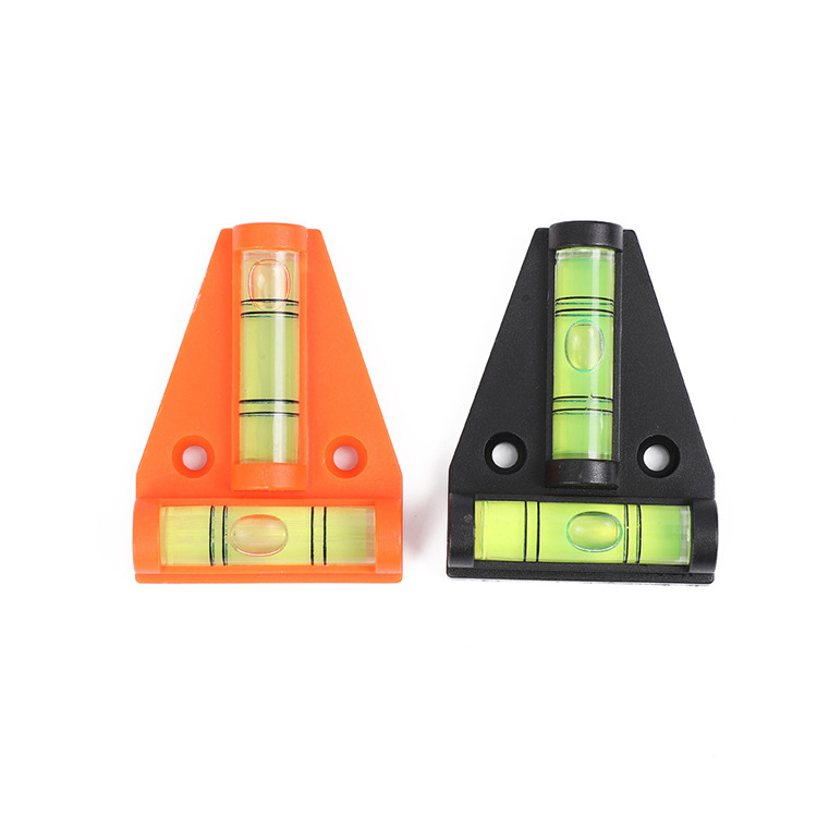 Yh3646 Professional T-Shaped Magnetic Base 2D Mini Bullseye Bubble Level Mounting Holes Durable Precise Alignment Green