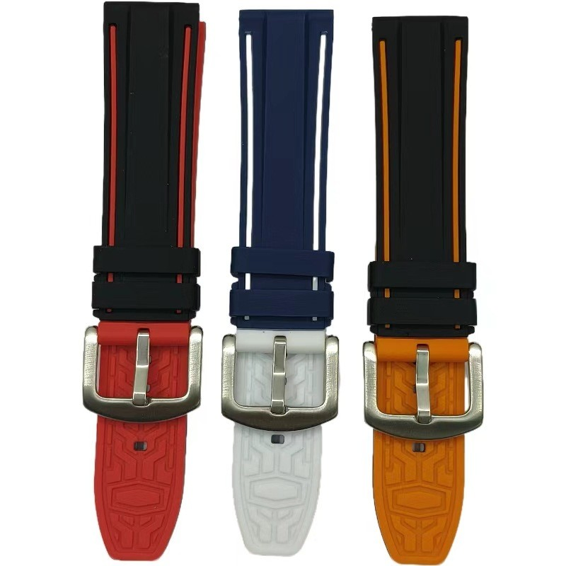 Silicone Watch Strap Suitable for Samsung and Huawei, Waterproof, Unisex. Silicone Watch Strap for Smart Watches. Watch Accessories
