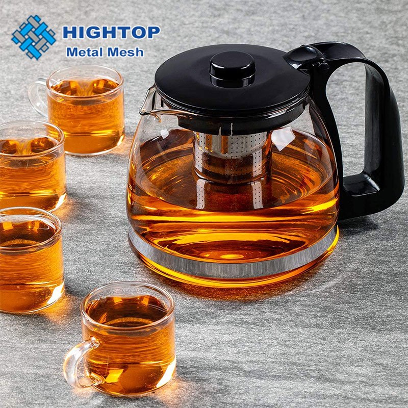 Europe Standard Package Heat Resistant Borosilicate 400ml to 450ml Square Glass Flower Tea Pot Set with Infuser