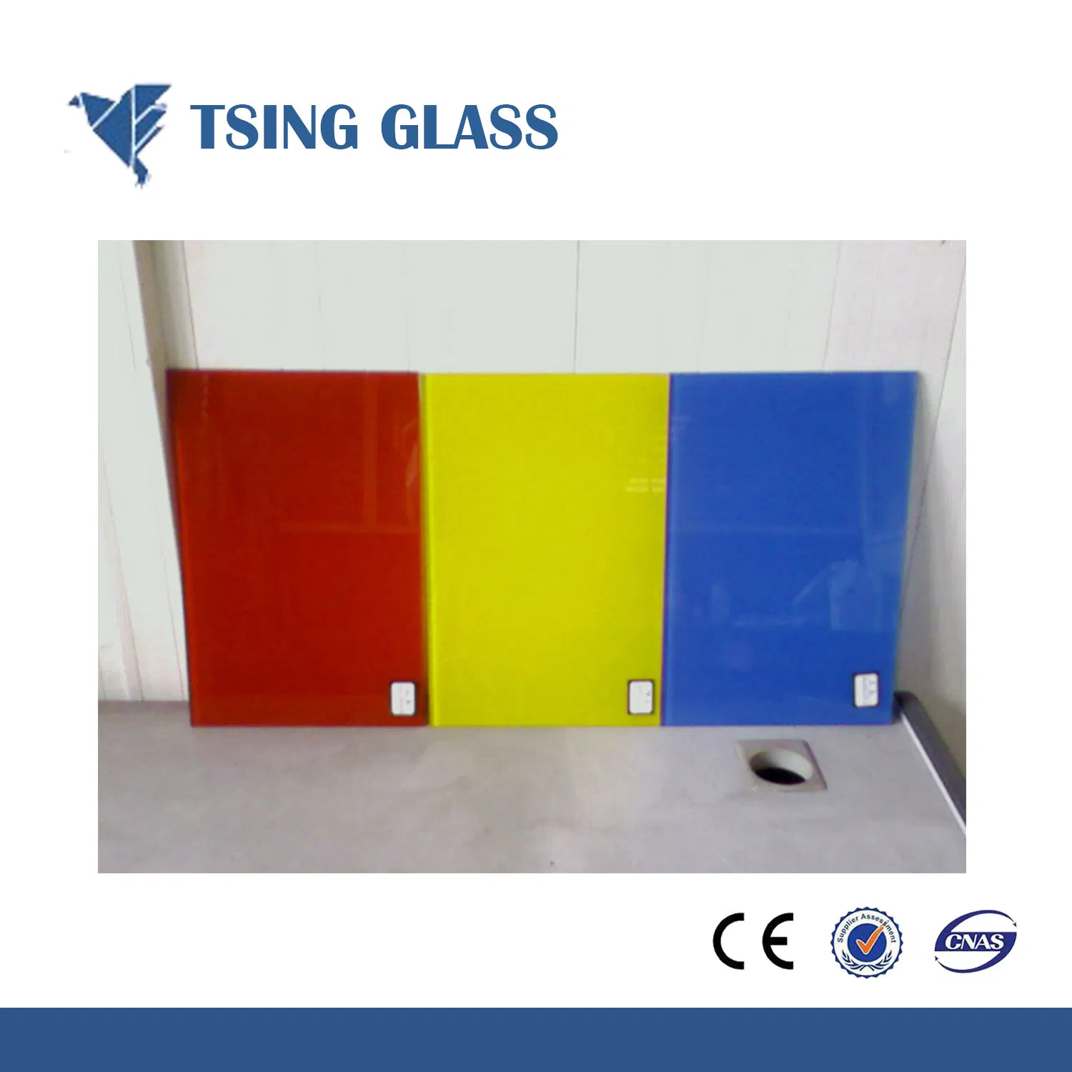 4-6mm Commercial Safety Building Back Painted Glass