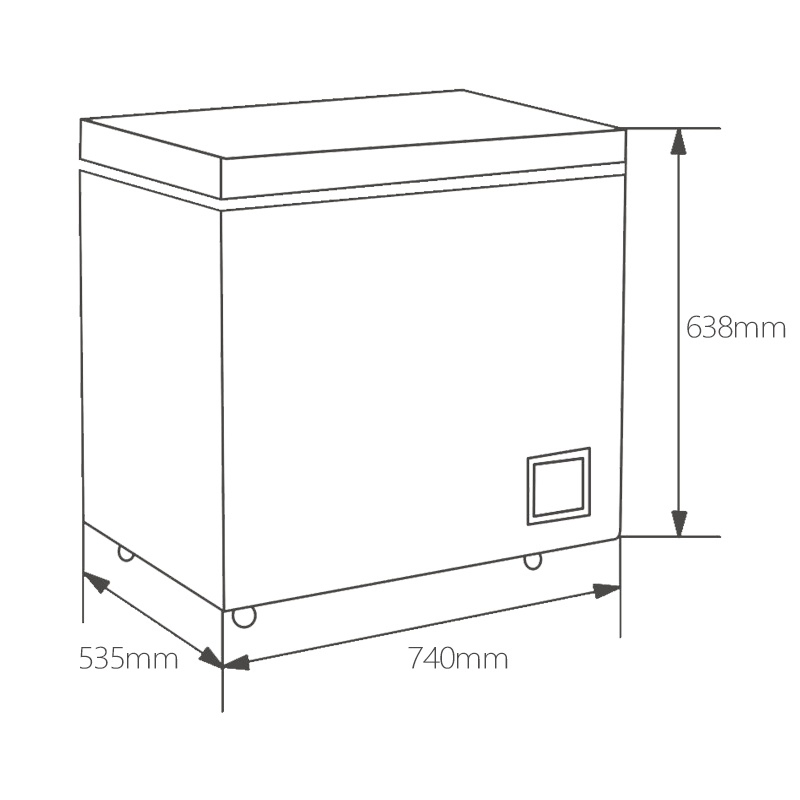 12/24V 38L 50L 70L 99L 105L 108L 128L DC Solar Freezer Refrigerator for Home Appliance