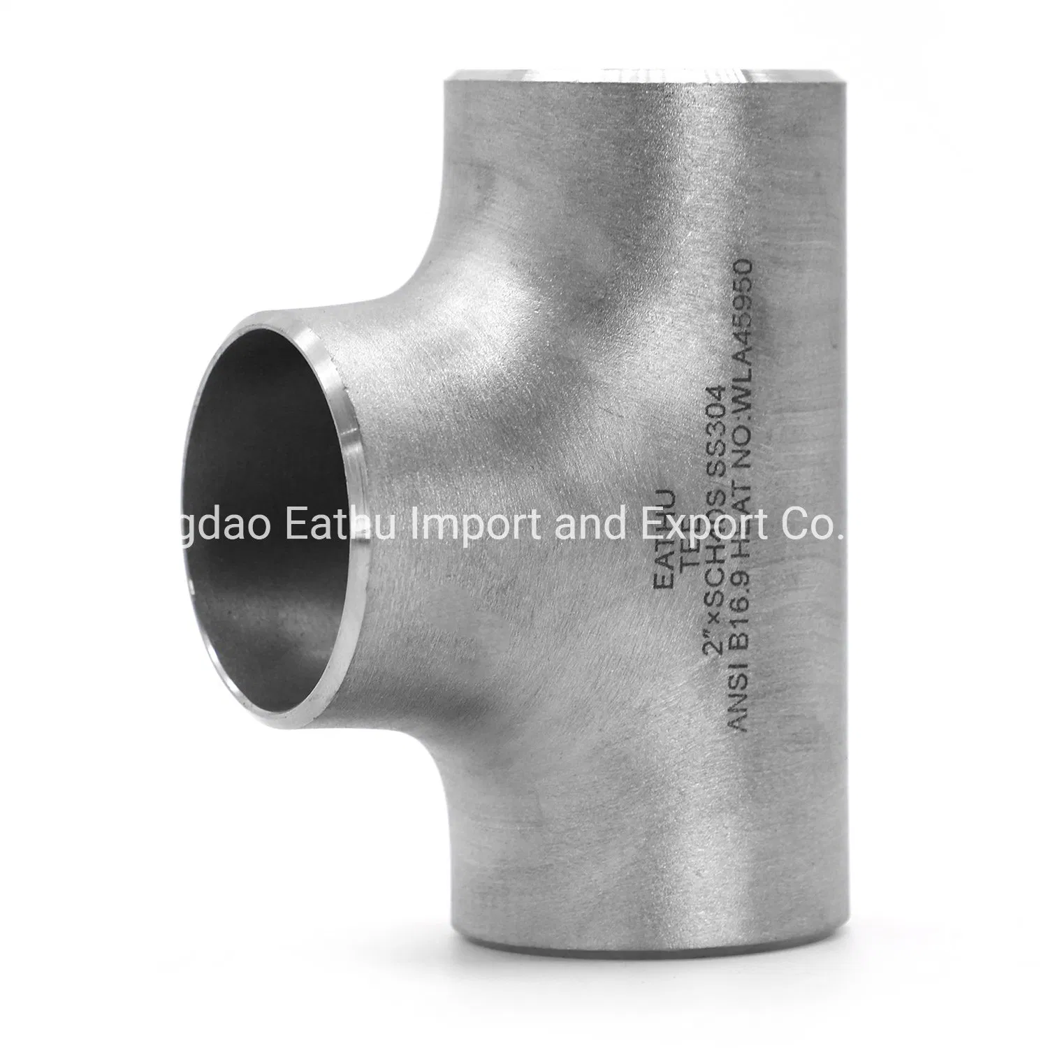 ANSI B16.9 Seamless Butt-Welding Pipe Fittings Stainless Steel Pipe Fittings Tee
