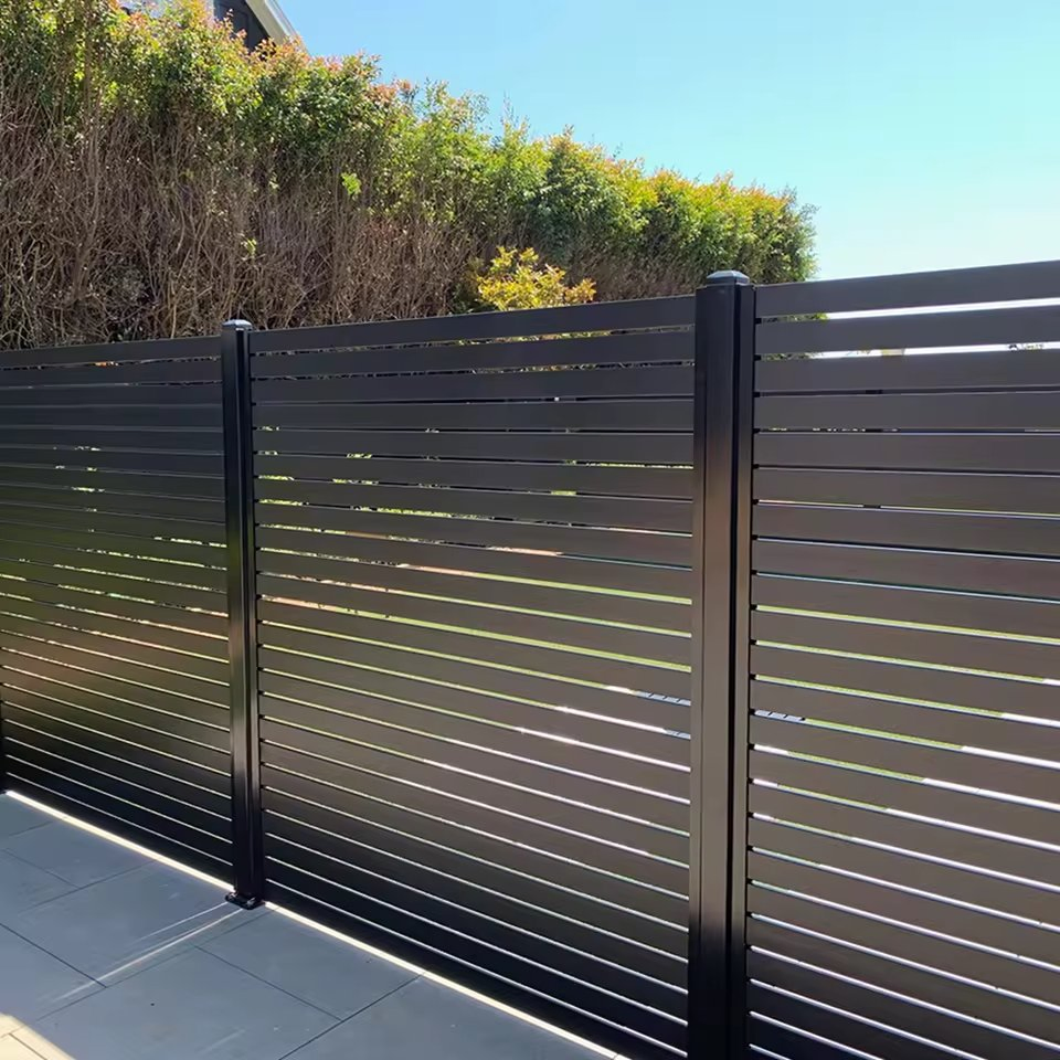 Aluminum Alloy Fence Posts and Rails Complete Set
