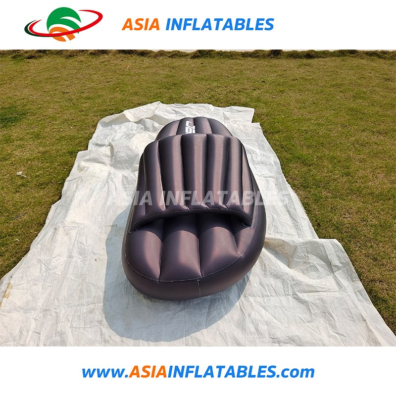 Custom Inflatable Black Slipper Replica Giant Inflatable Shoes Model for Outdoor Advertising