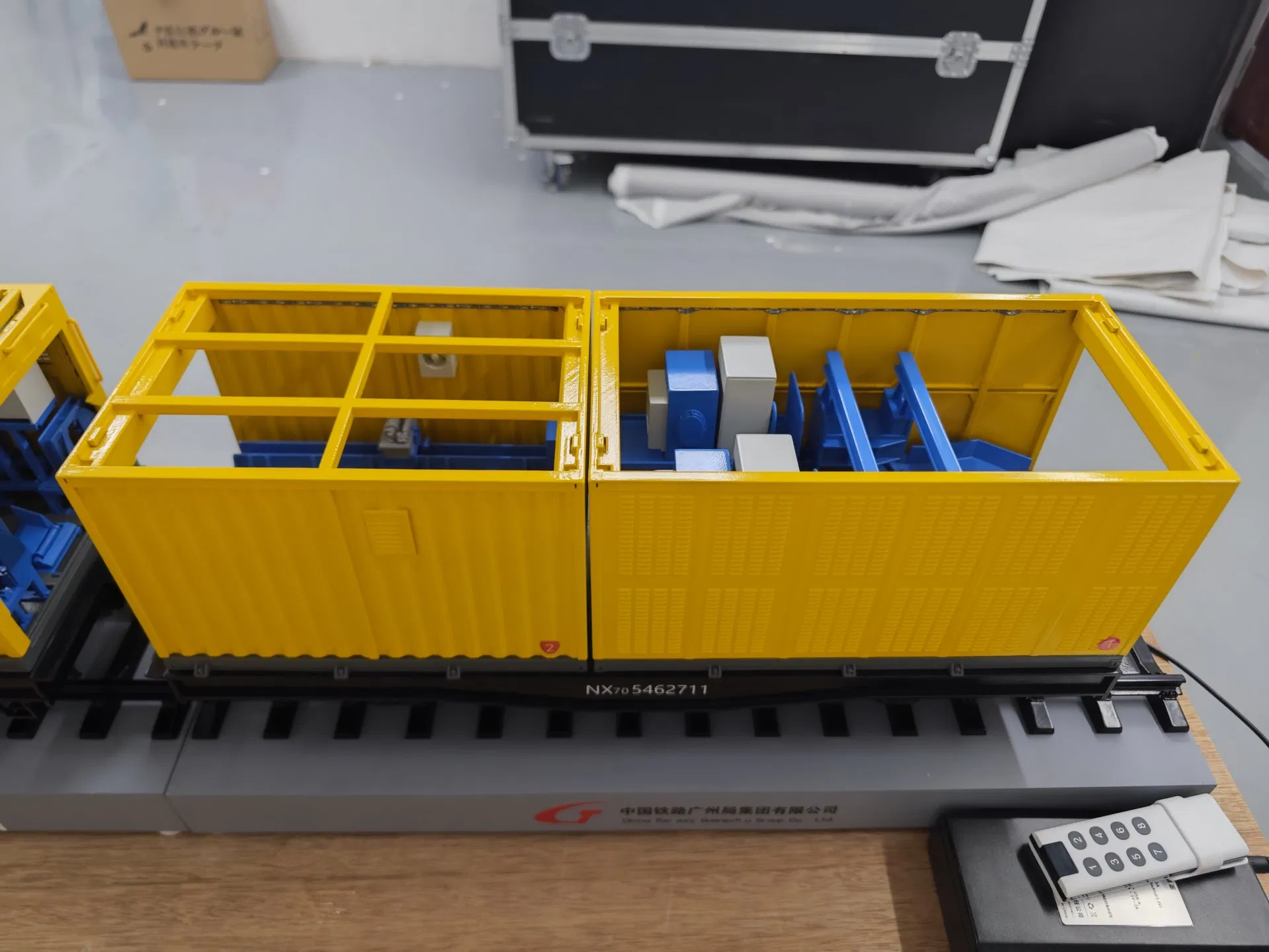 Train Model Container Transport Vehicle Model Proportional Vehicle Collection Model Making