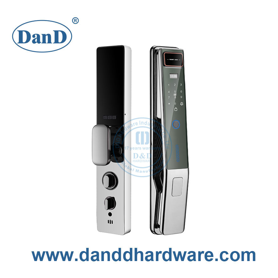 Multi-Unlocking Biometric Digital Fingerprint Keyless Smart Door Lock for Apartment