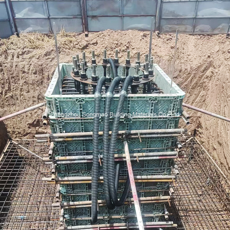 Songmao ABS PP Wall Column Plastic Concrete Formwork for Construction Form Pillar Mould