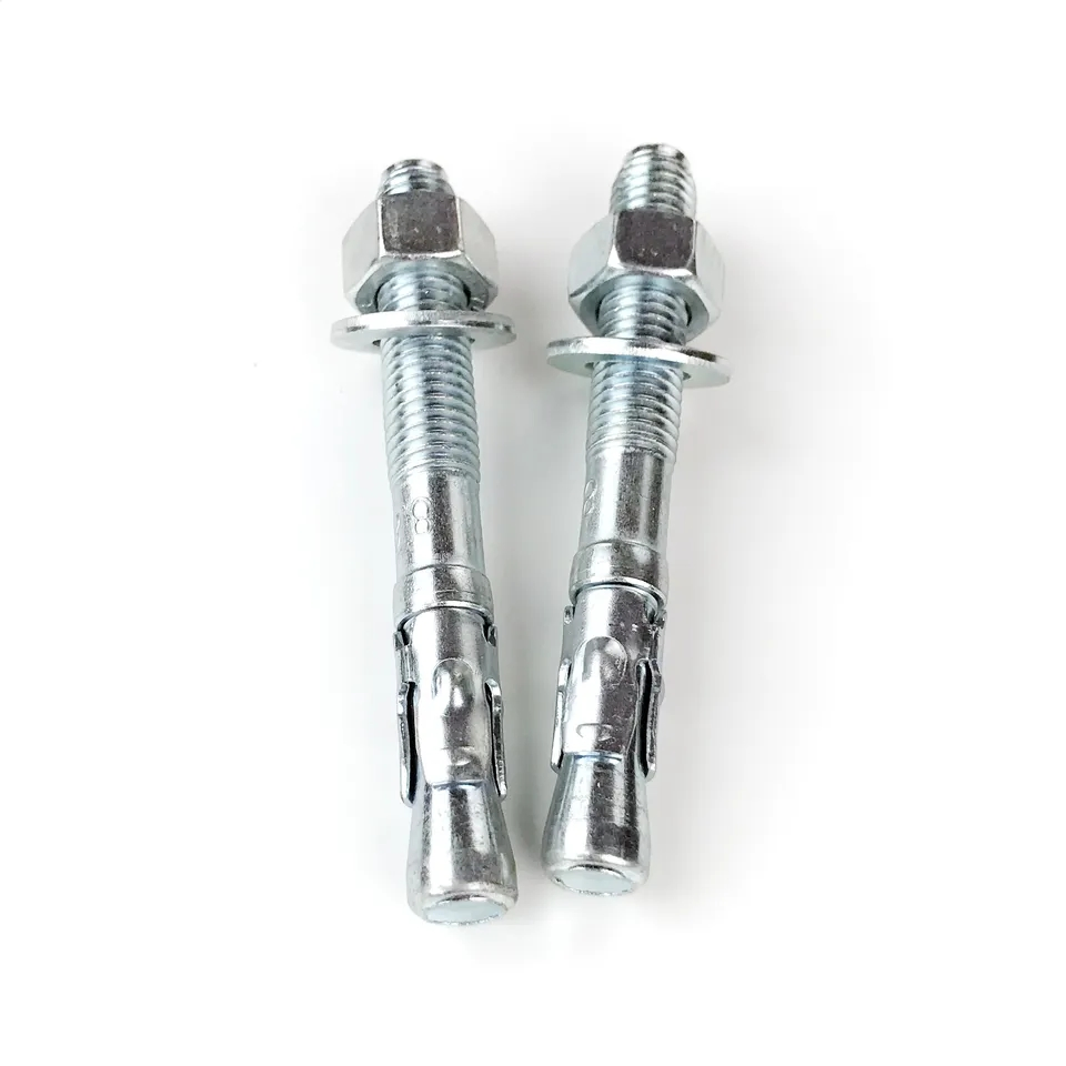 Анкерный болт клиновой оцинкованный стальной