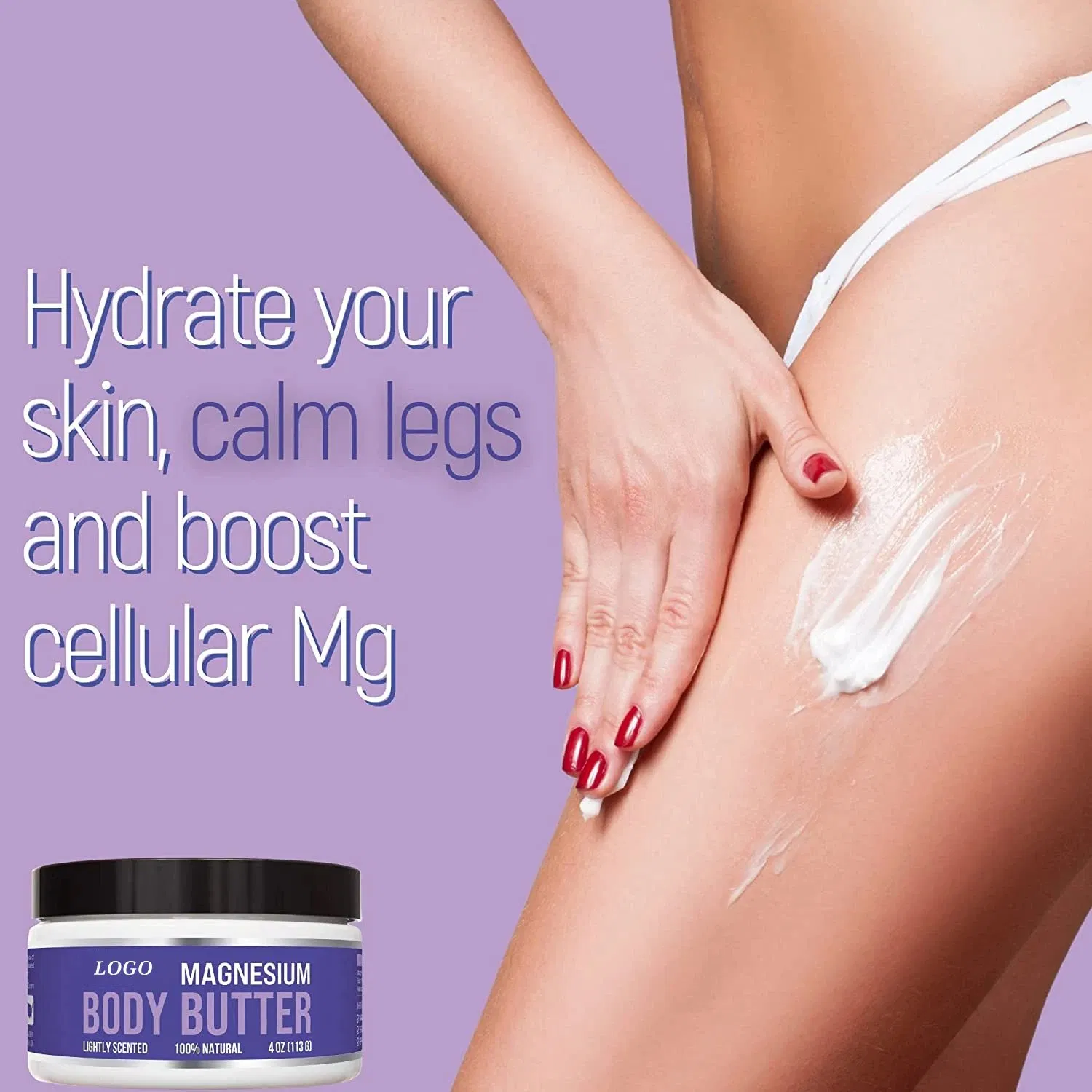 Beauty Cosmetics Skin Care Improves Sleep Muscle Soreness Body Butter - Magnesium Cream