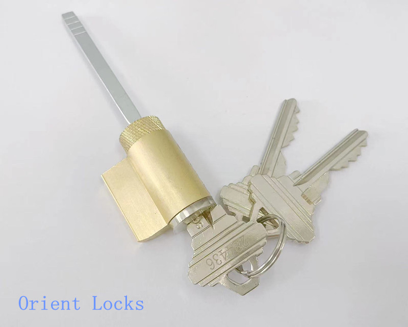 Small Door Lock Cylinder with Tail Bar