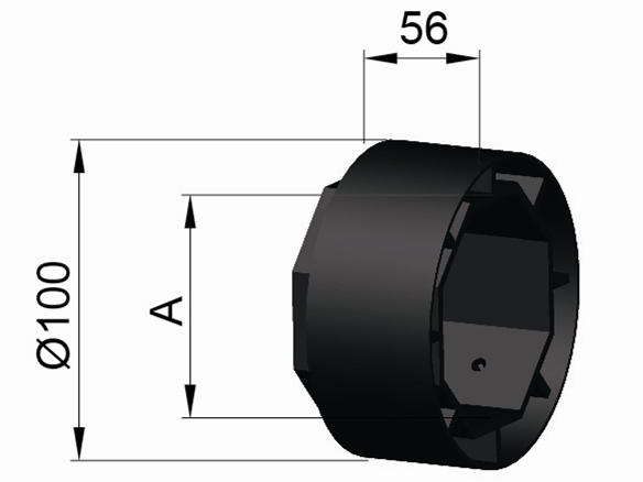 PVC Side Clip Aluminium Slat End Cap