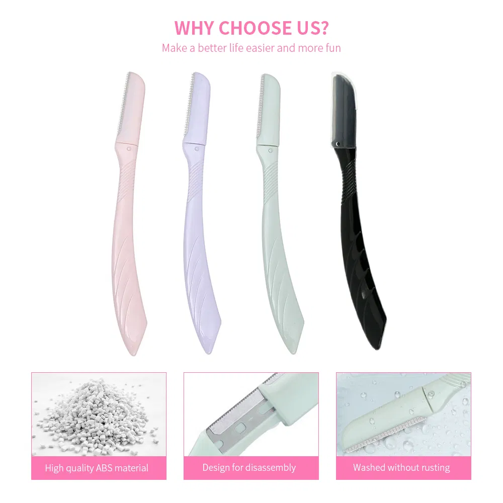 Professional Face Beard Hair Remover Exfoliation Skincare Blades Eyebrow Razor Facial Body Trimmer