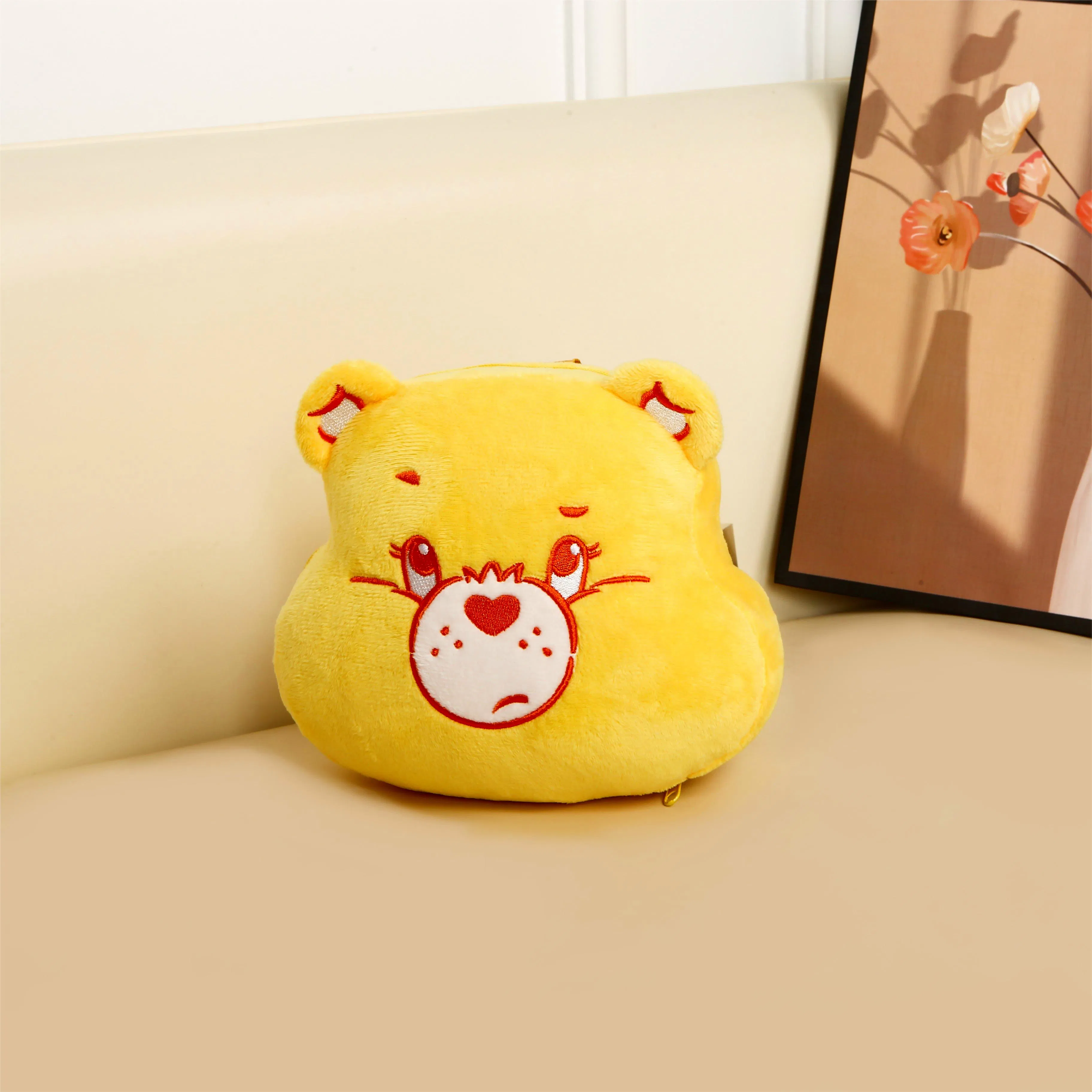 OEM Factory 2 in 1 U-Shaped Travel Plush Neck Pillow Eye Mask Set