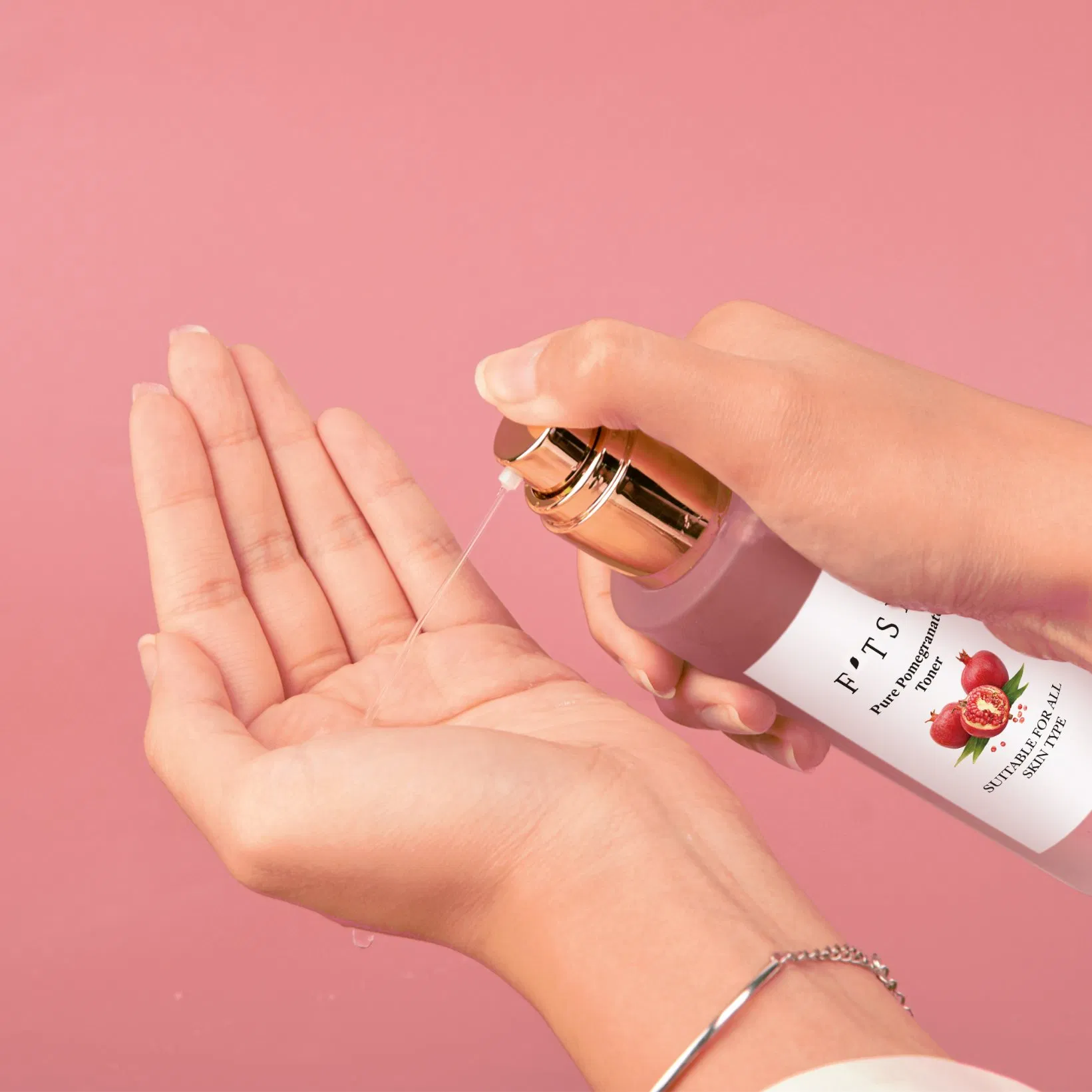 Wholesale Vegan Anti Aging Hydrating Moisturizing Pomegranate Facial Toner