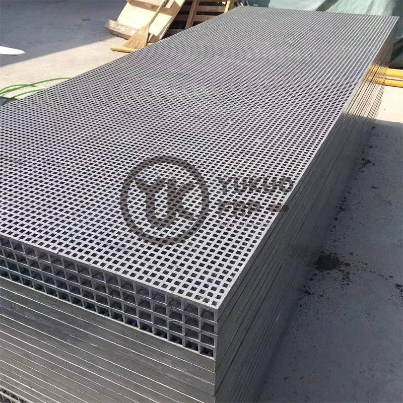 Outdoor/Indoor Yellow Color GRP Fiberglass FRP Grating for Walkway