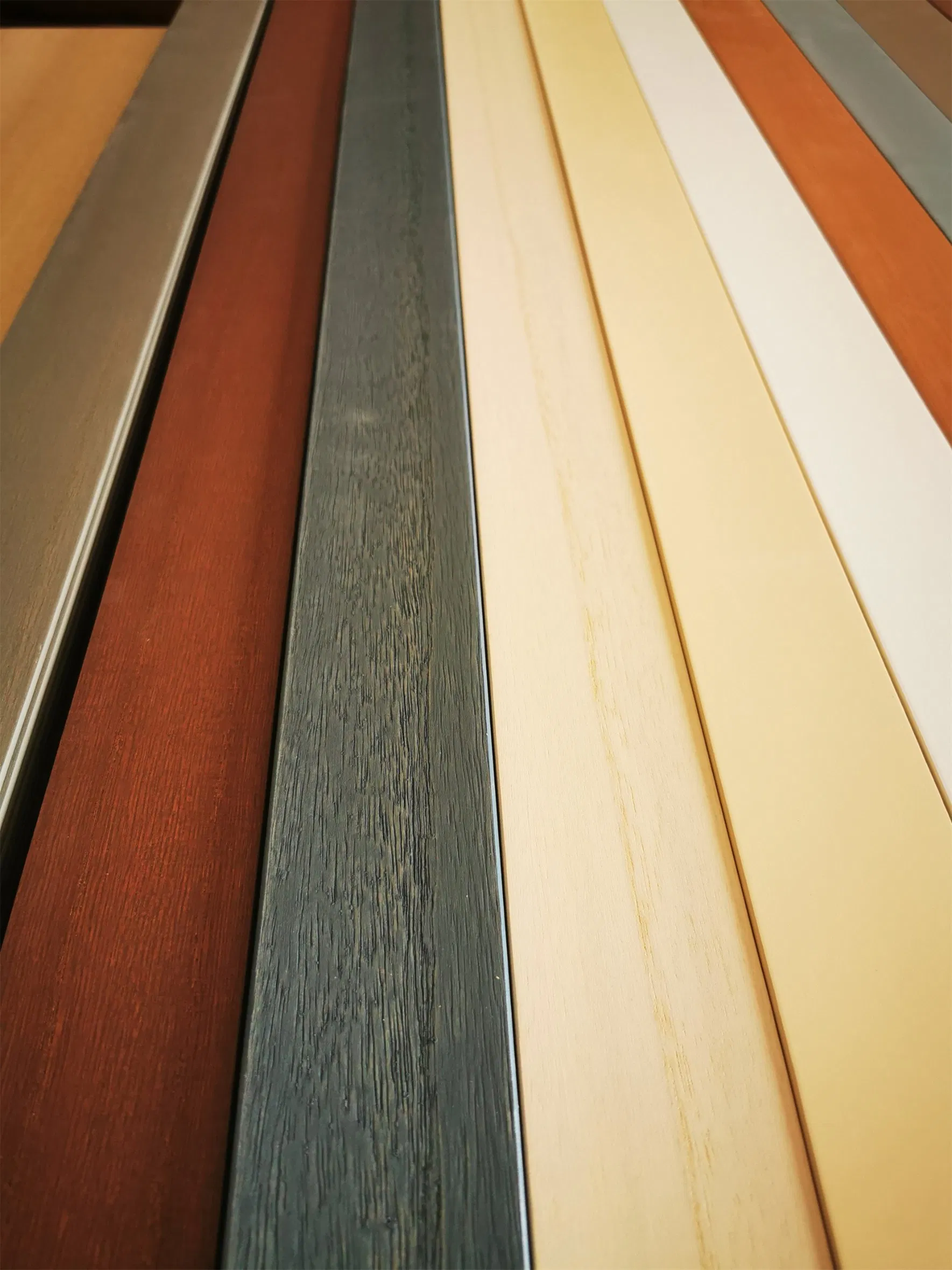 High Quality 50mm Basswood Surface Slat Window Blinds Component Paulownia Wood
