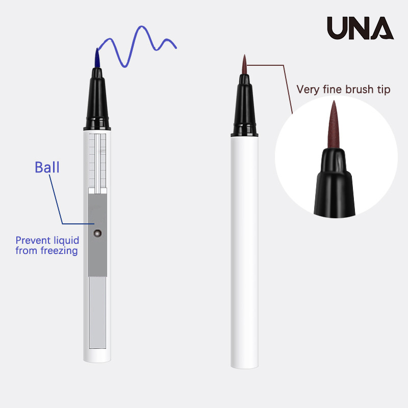 No Logo Private Label Fluorescent 9 Colors Waterproof Quick-Drying Smudge-Proof Makeup Liquid Eyeliner