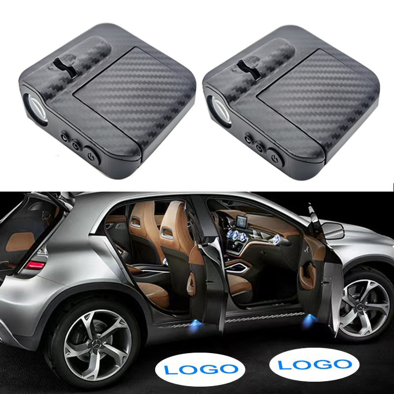 Car Door LED Logo Projector Light Custom Welcome Ghost Shadow Lamp Universal Fit Waterproof Anti Slip Night Safety Decoration