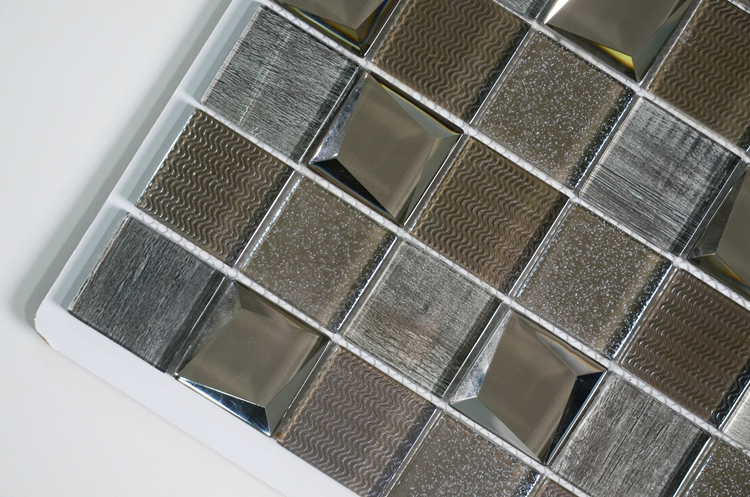 Зеркальная мозаика для декора стен, 48x48 мм