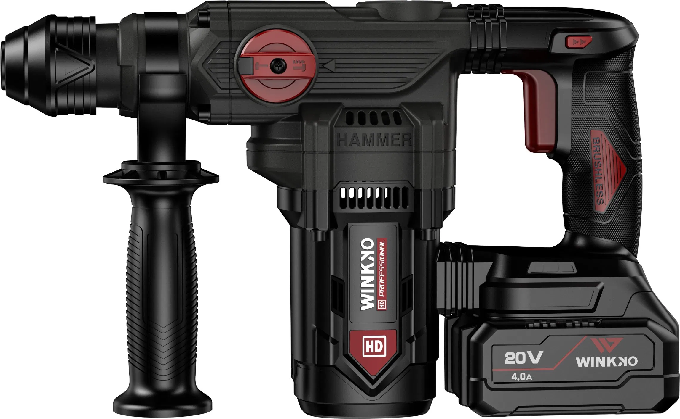 Аккумуляторный перфоратор Winkko HRH203BL, 1250Вт, 30мм