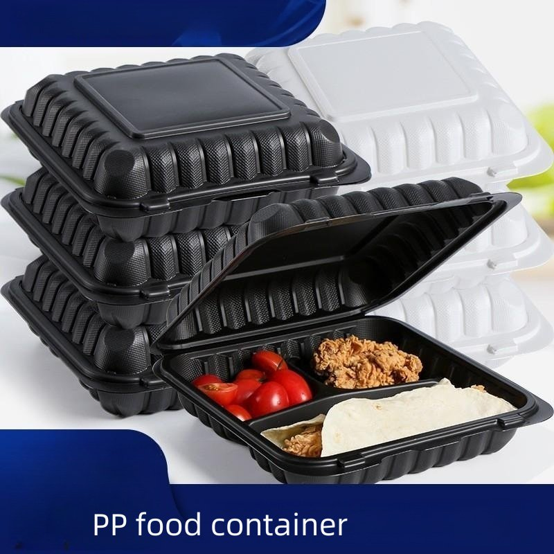 Одноразовый ланч-бокс 3 секции 8*8 дюймов