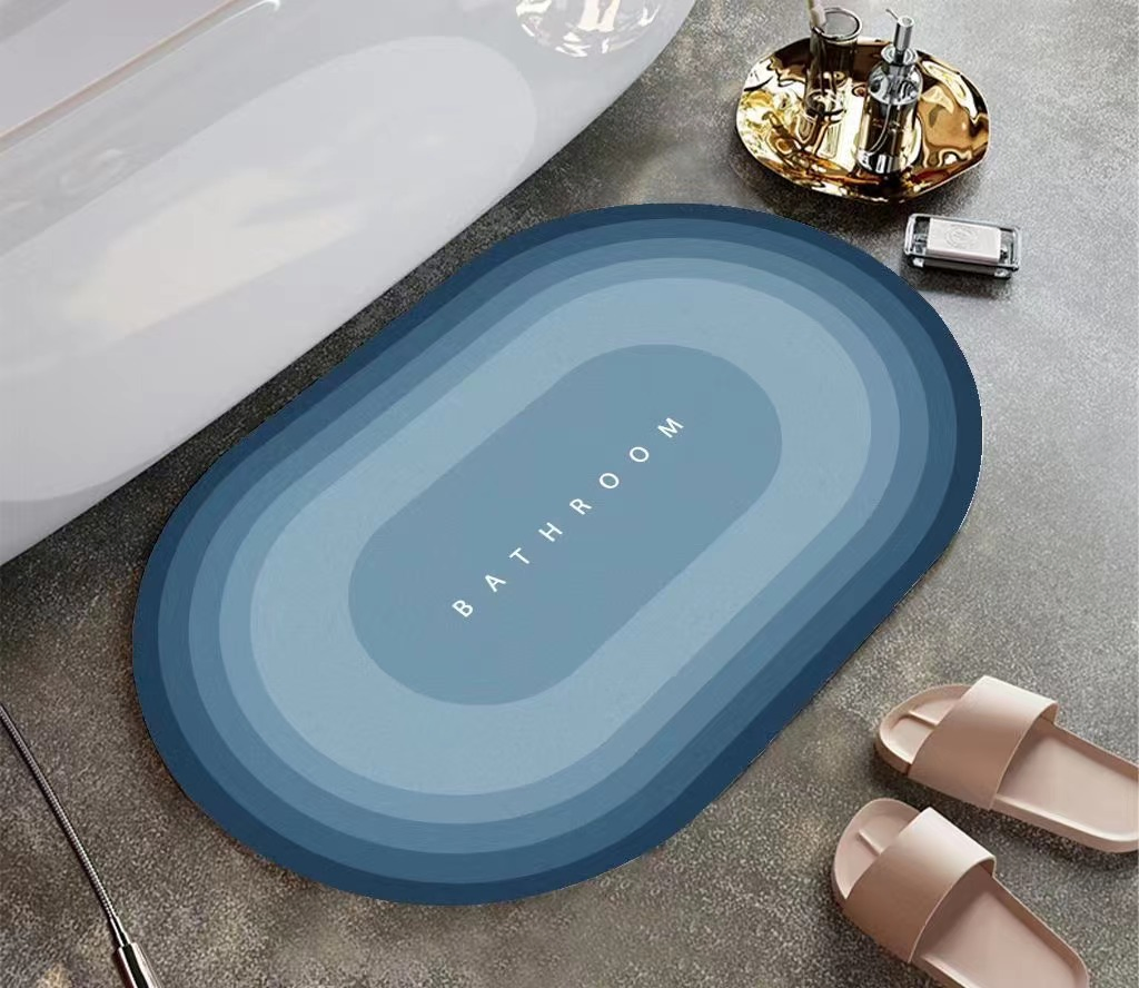 Custom Design Bathroom Mat Printed Carpet Area Rug Door Mat Carpet and Rugs Diatom Mud Mat
