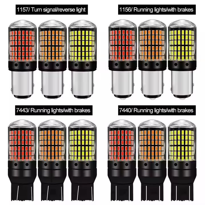 Светодиодные лампы указателей поворота 1156 1157 7440 7443