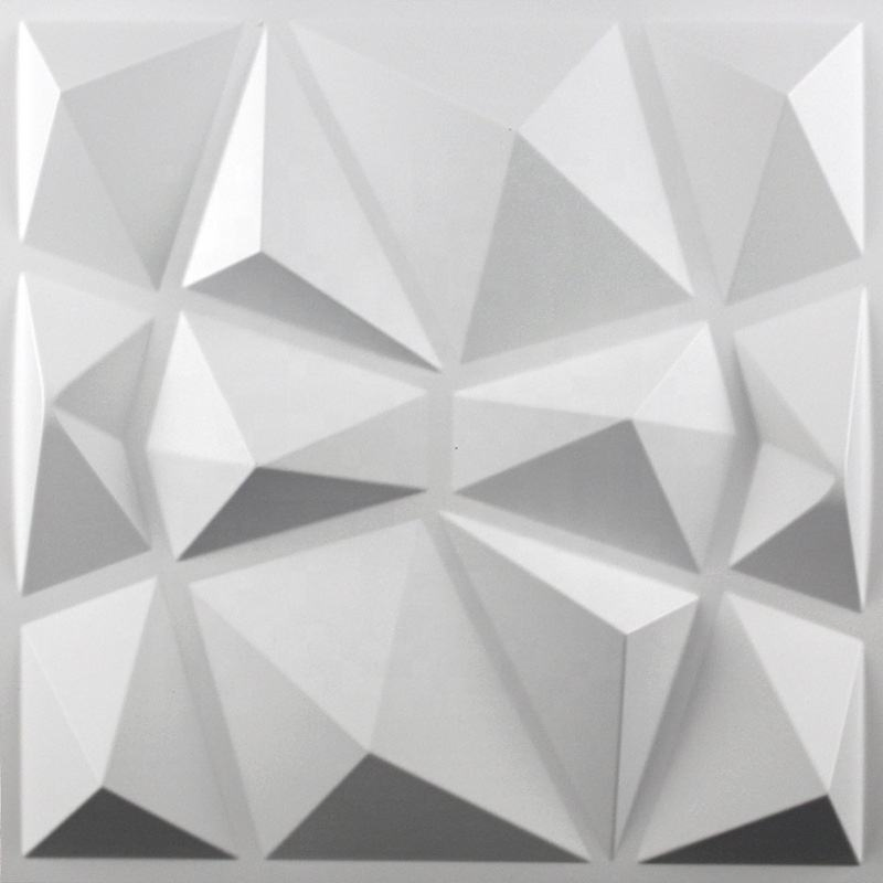 50*50cm Waterproof Plastic Building Material 3D Plastic Wall Panels Interior Decorative Wall Panels for Home Decoration