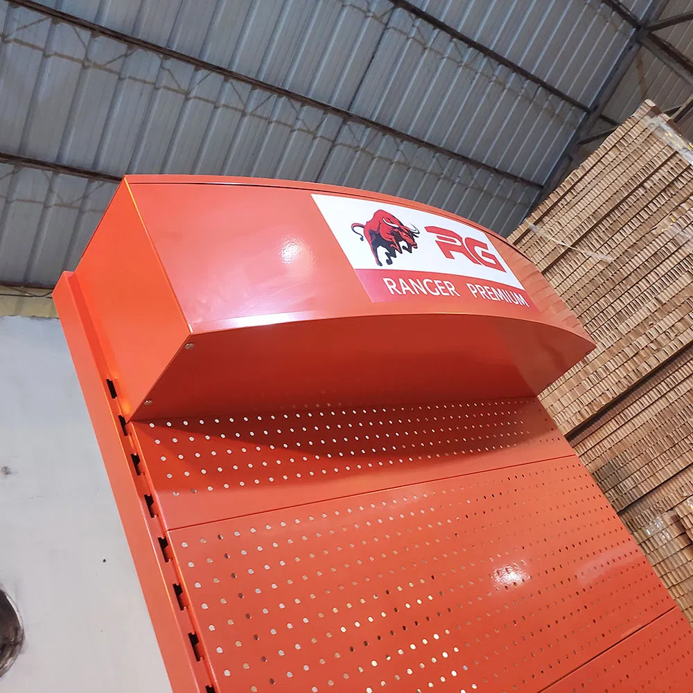 Mingtang Tool Shop Hanging Shelf Metal Pegboard Stand Hardware Display Rack