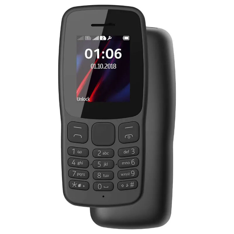 Кнопочный телефон Africa Magic Voice, 2G, 2 SIM, 1.77 дюйма