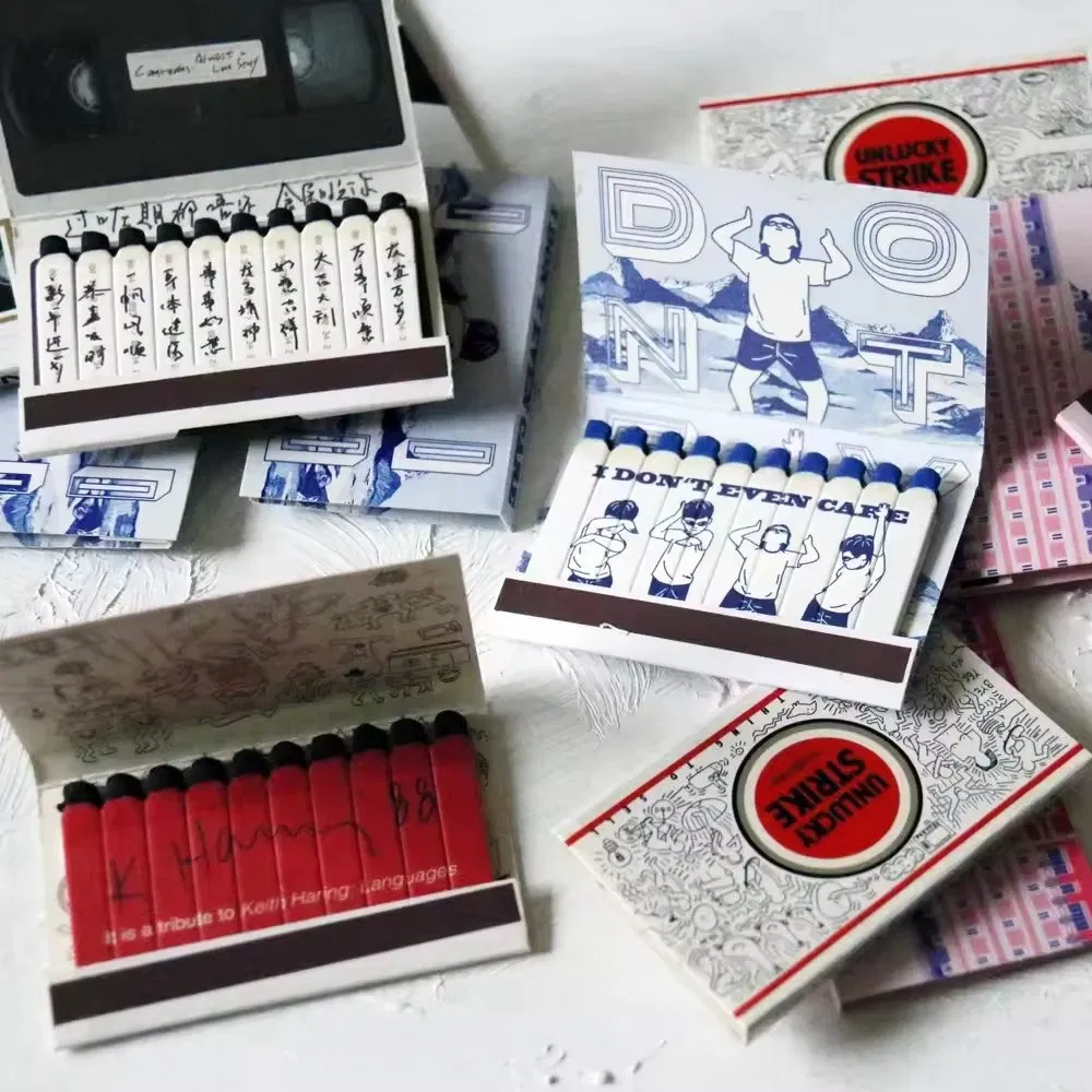 Wholesale Manufacturers Special Lengthened Match for Candles Retro Senior Fragrance Candles Long Rod Match Book