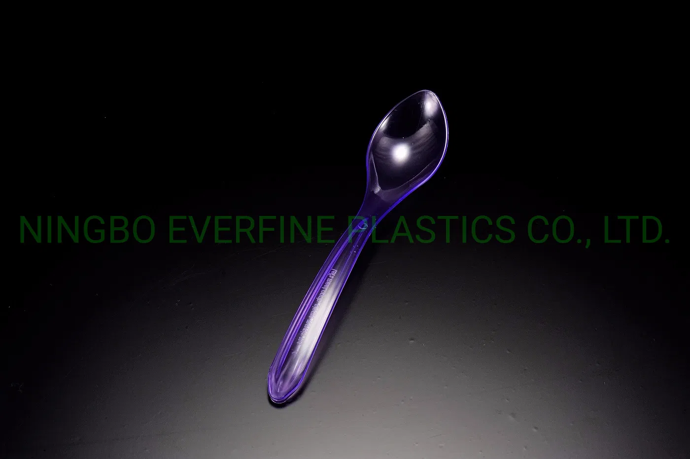Disposable Plastic Curved Ice Cream Spoon (PS)