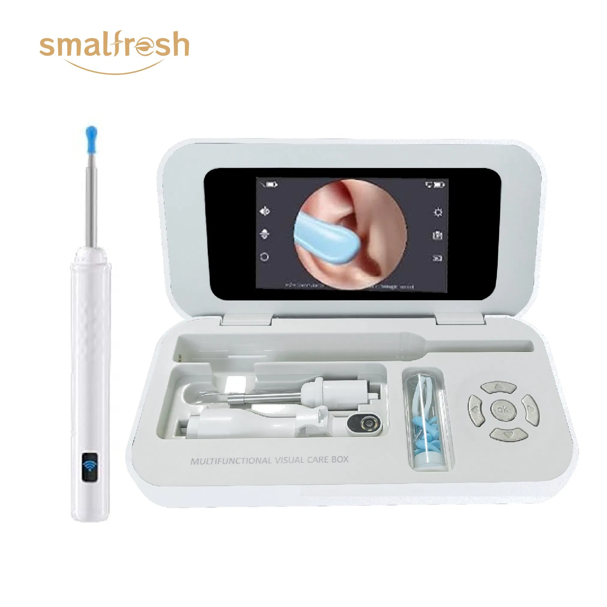 Smart Oral Mirror Otoscope Visual Ear Cleaner Endoscope Multifunctional Visual Care Box with Camera