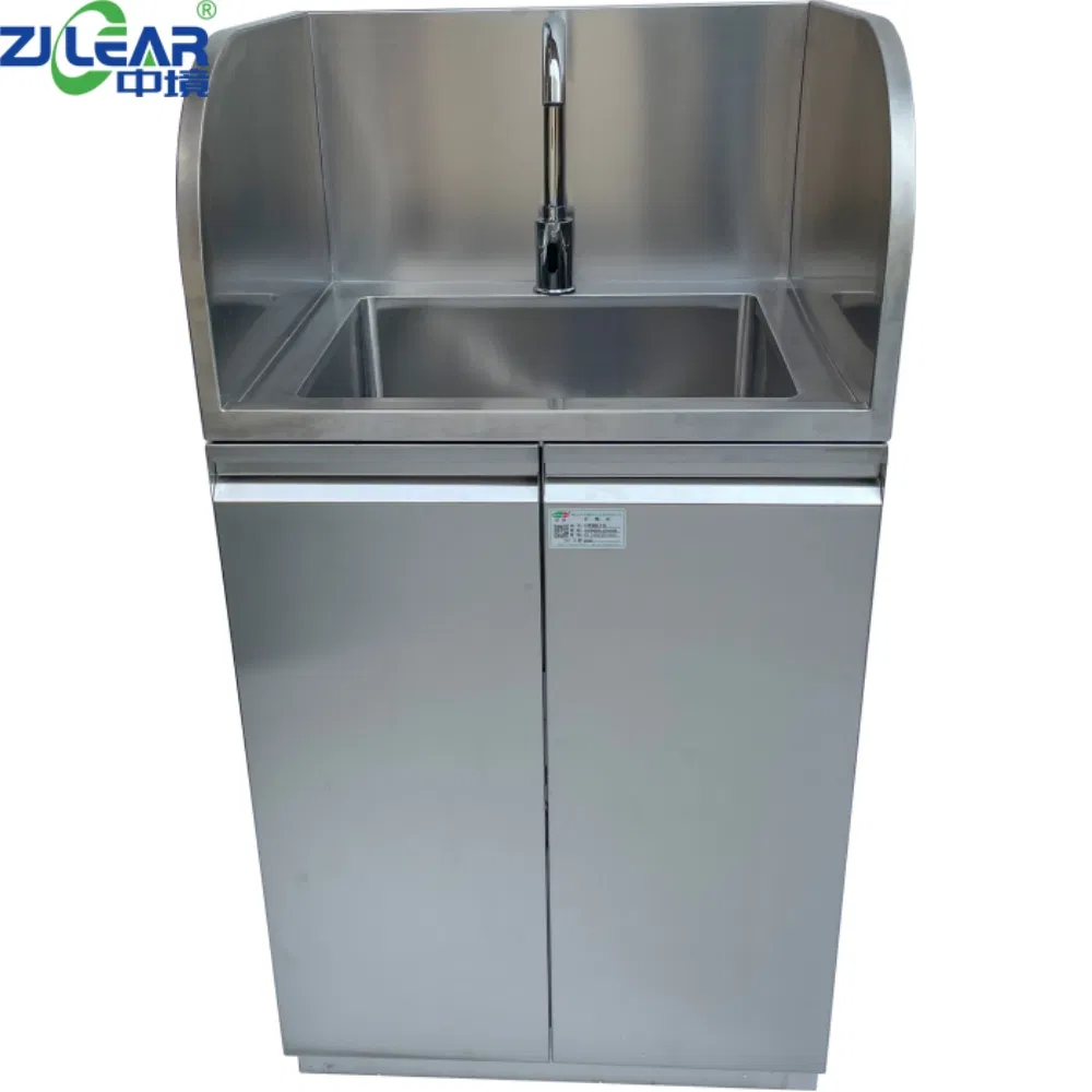Pharmaceutical Cleanroom Used Stainless Steel Cabinet Sink in Laboratory