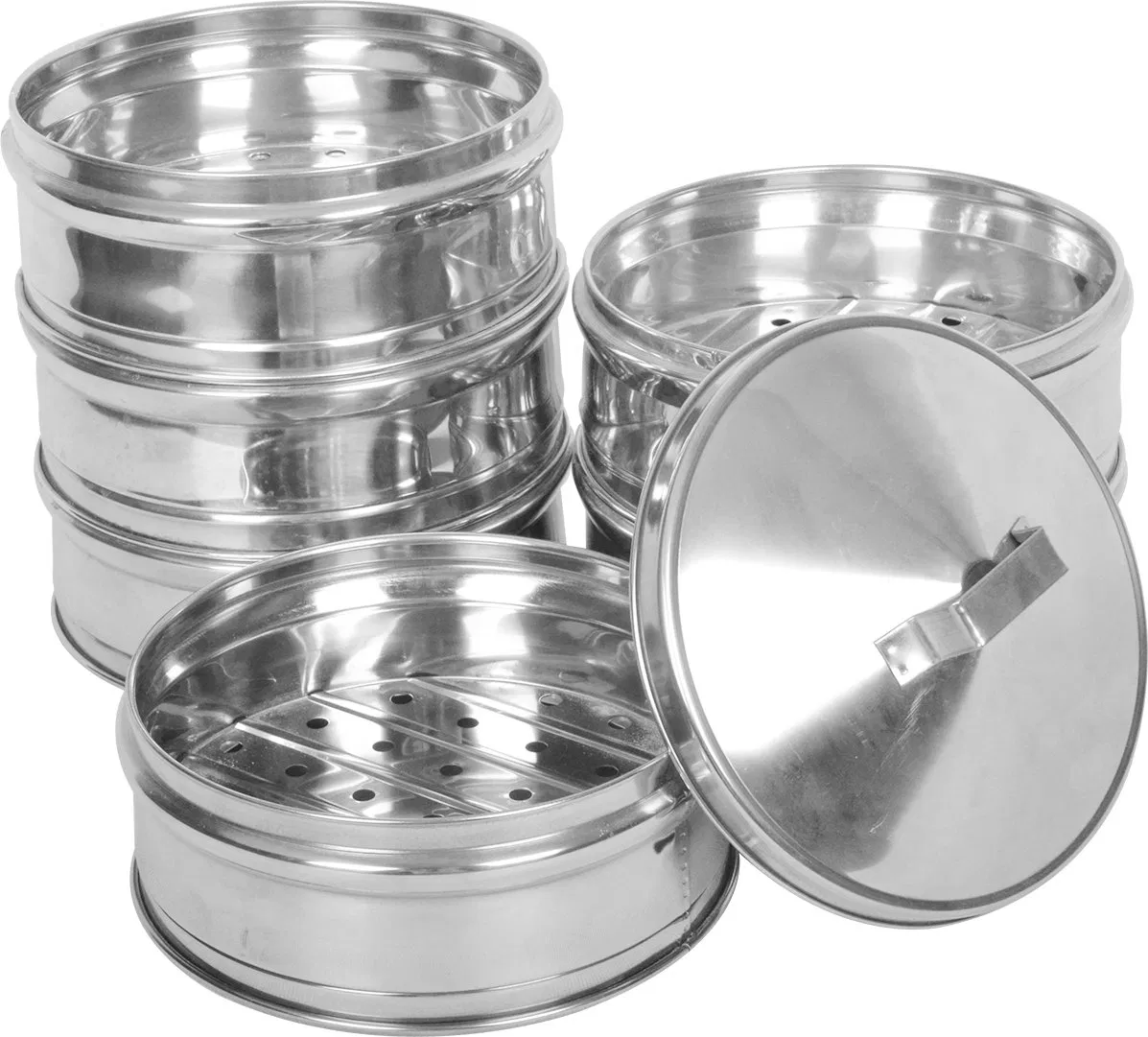 Commercial Stainless Steel Kitchenware Small Steaming Pot Steamer Without Handle