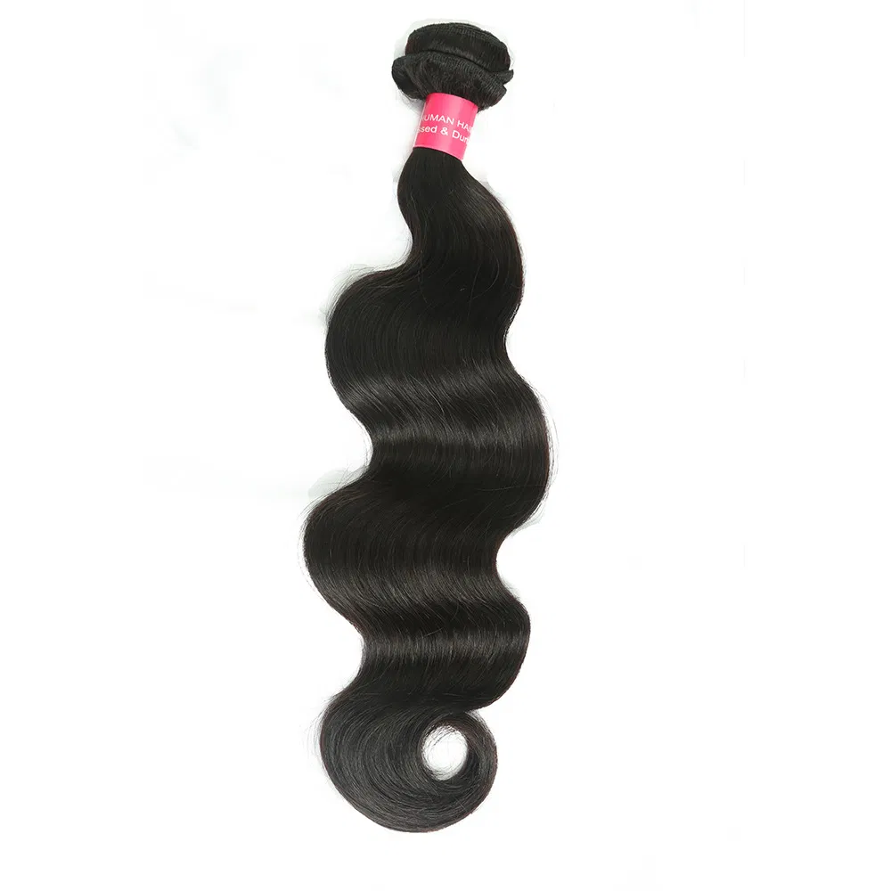 Natural Colour Straight No Shedding Human Hair Bundles Hair Extension