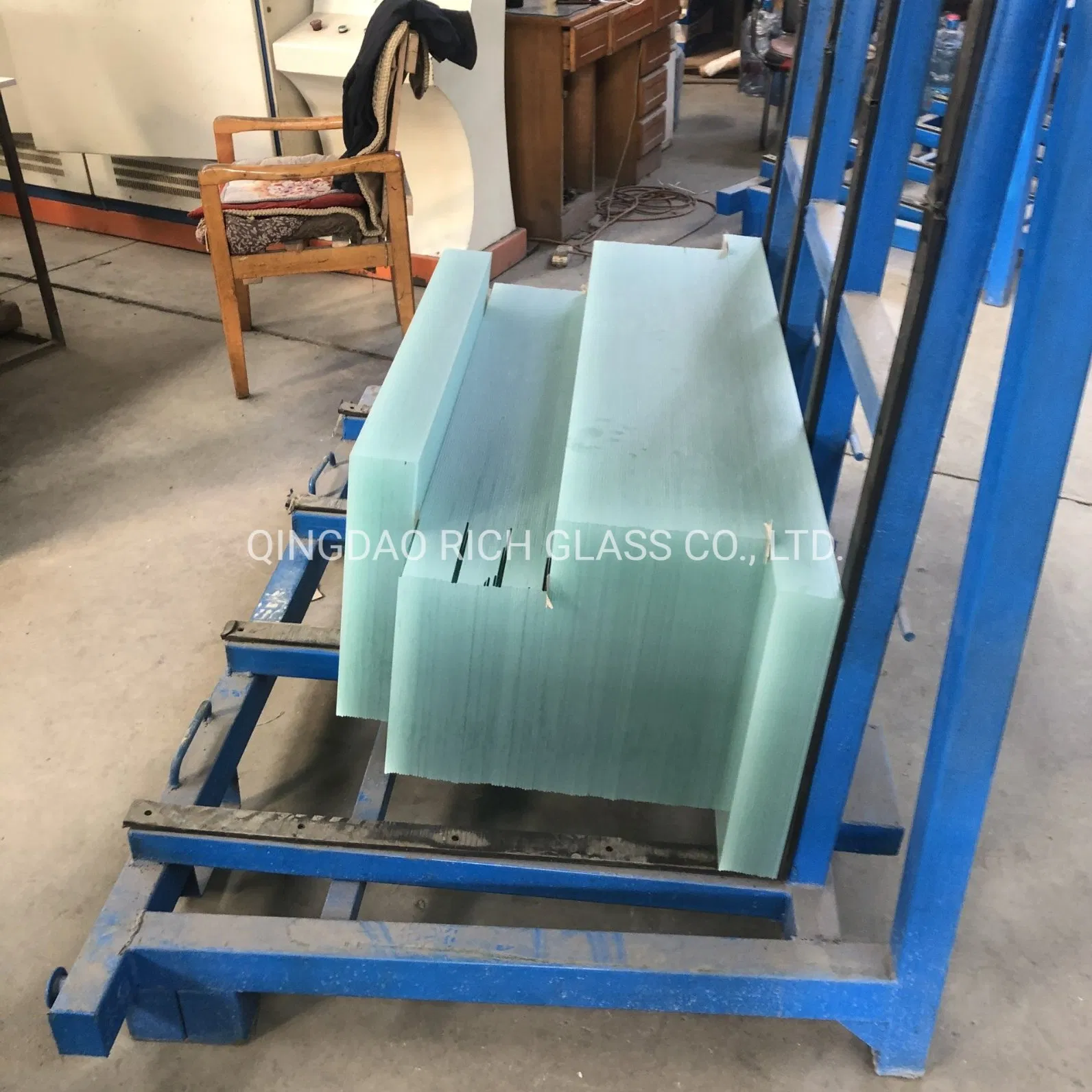 Acid Etched Tempered Glass Fence Glass