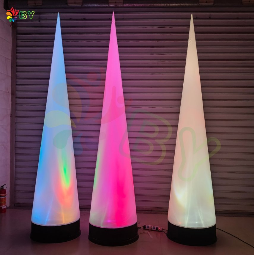 2020 Hot Sale Lighting Inflatable Pylons, Inflatable Cylinder for Event Decoration