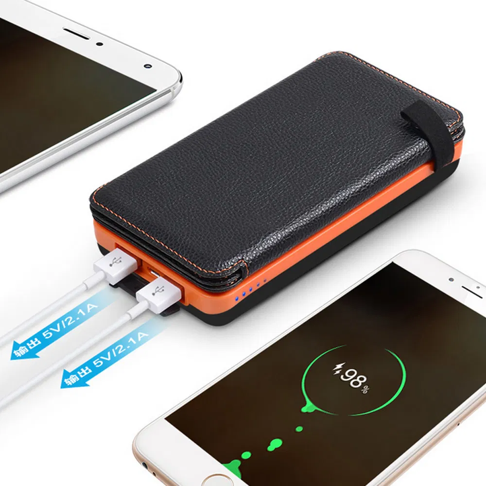 Солнечная панель Power Bank 20000 mAh, складная сумка